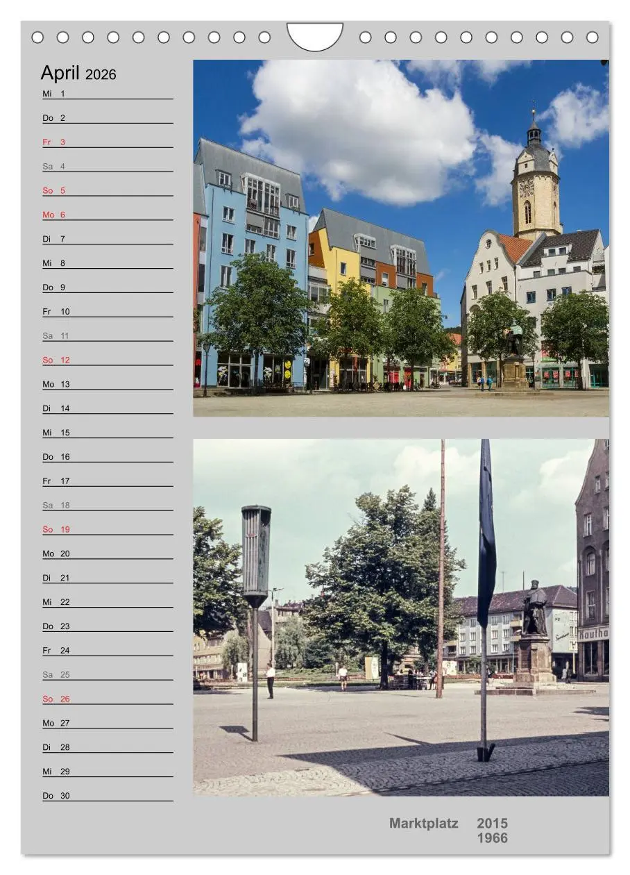 Bild: 9783516435078 | Jena im Wandel (Wandkalender 2026 DIN A4 hoch), CALVENDO...