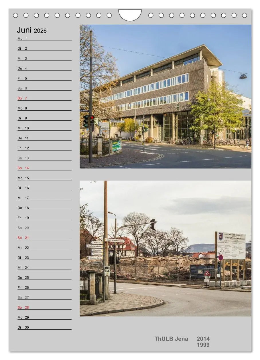 Bild: 9783516435078 | Jena im Wandel (Wandkalender 2026 DIN A4 hoch), CALVENDO...
