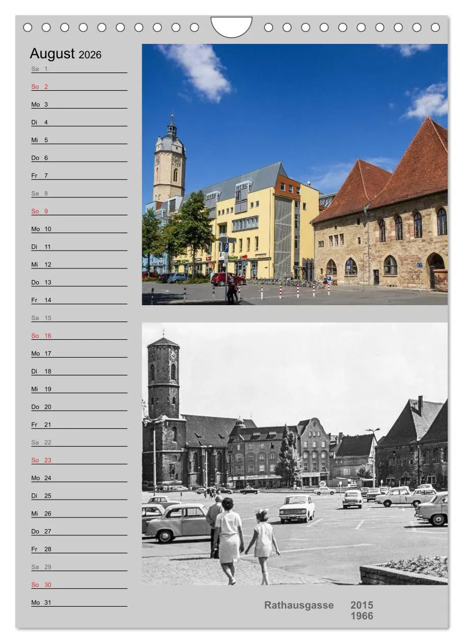 Bild: 9783516435078 | Jena im Wandel (Wandkalender 2026 DIN A4 hoch), CALVENDO...
