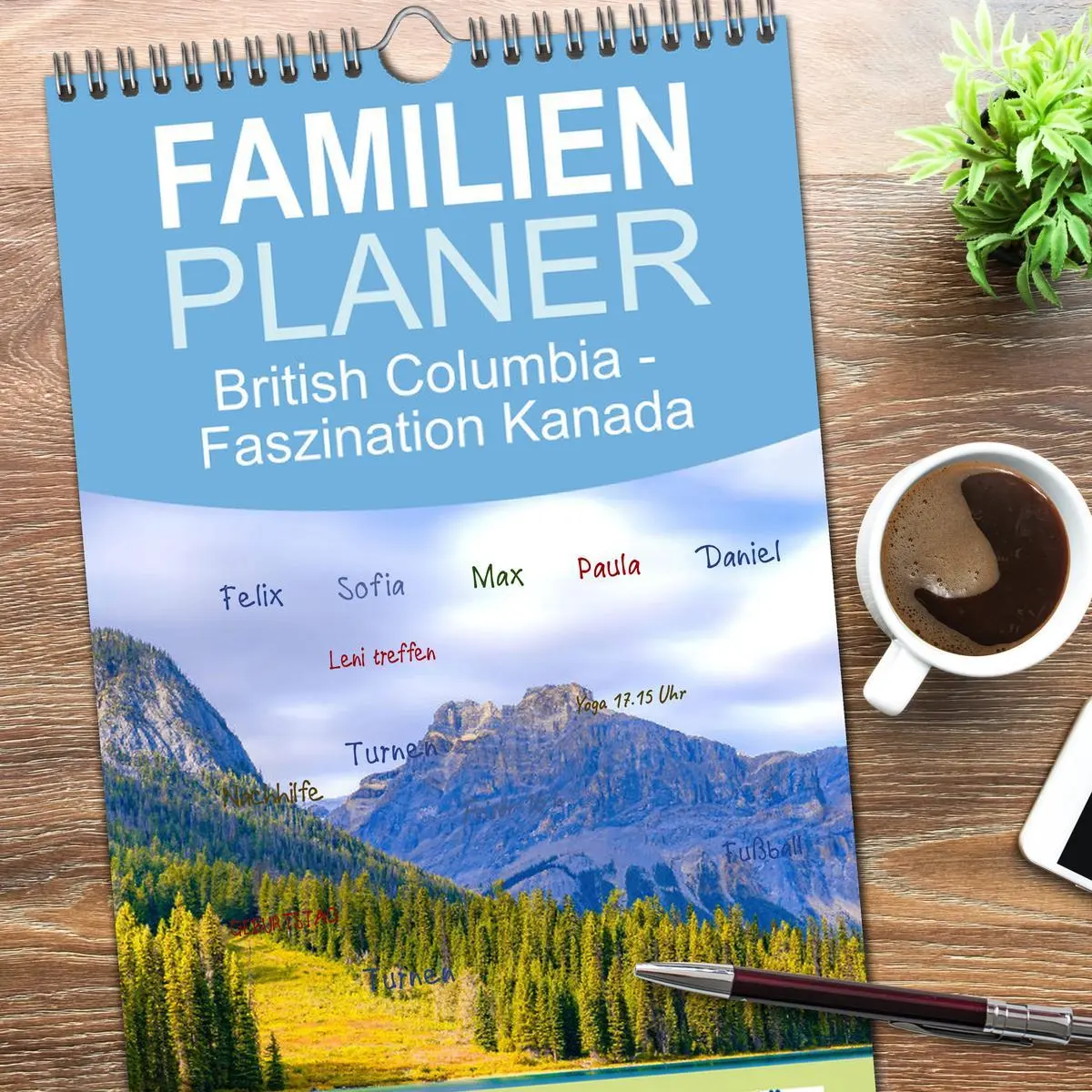 Bild: 9783516505078 | Familienplaner 2026 - British Columbia - Faszination Kanada mit 5...