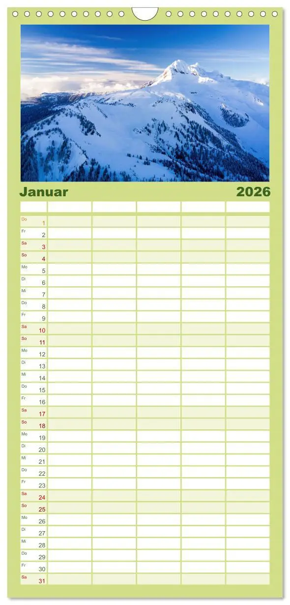 Bild: 9783516505078 | Familienplaner 2026 - British Columbia - Faszination Kanada mit 5...