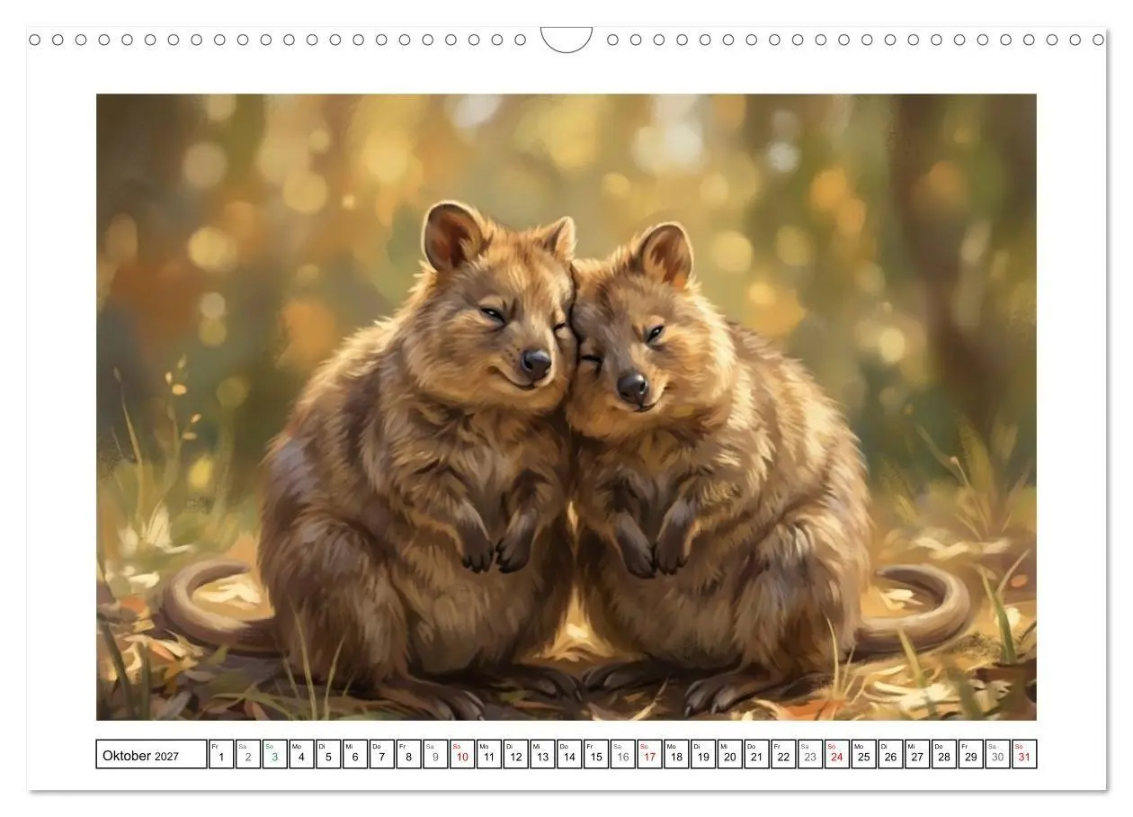 Bild: 9783516815078 | Quokkas - Glückliche Momente im australischen Busch (Wandkalender...