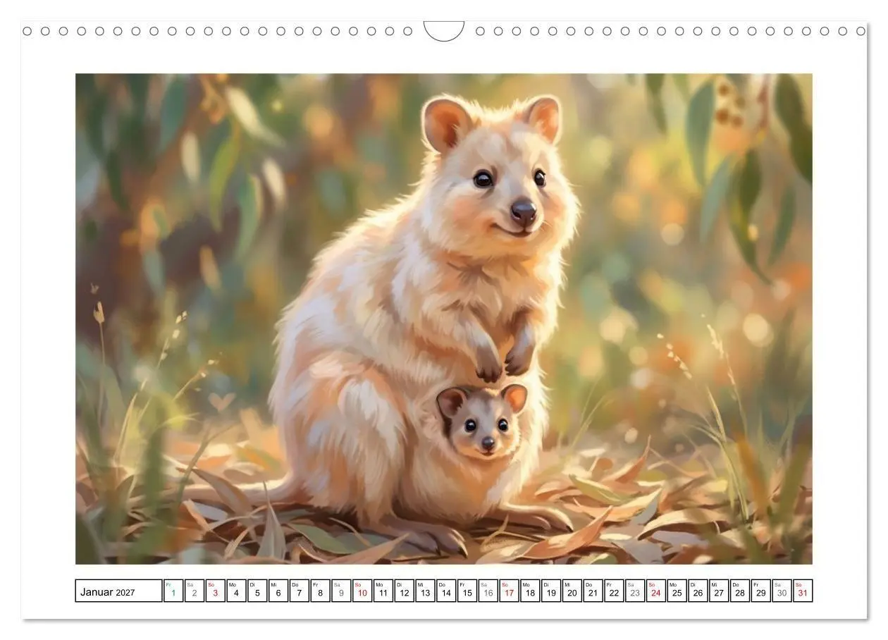 Bild: 9783516815078 | Quokkas - Glückliche Momente im australischen Busch (Wandkalender...