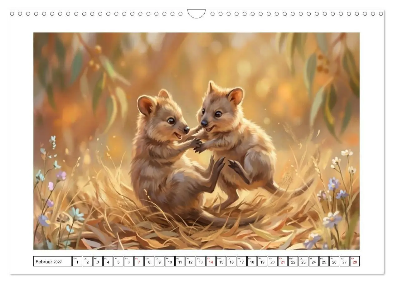 Bild: 9783516815078 | Quokkas - Glückliche Momente im australischen Busch (Wandkalender...