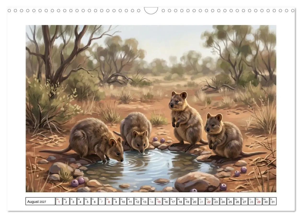 Bild: 9783516815078 | Quokkas - Glückliche Momente im australischen Busch (Wandkalender...
