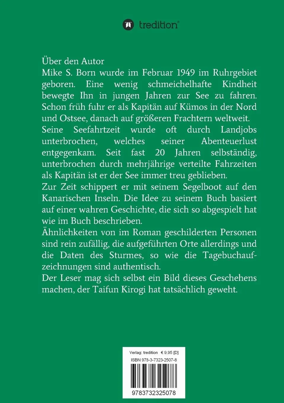 Rückseite: 9783732325078 | Typhoon Kirogi | True Story | Mike S. Born | Taschenbuch | 152 S.
