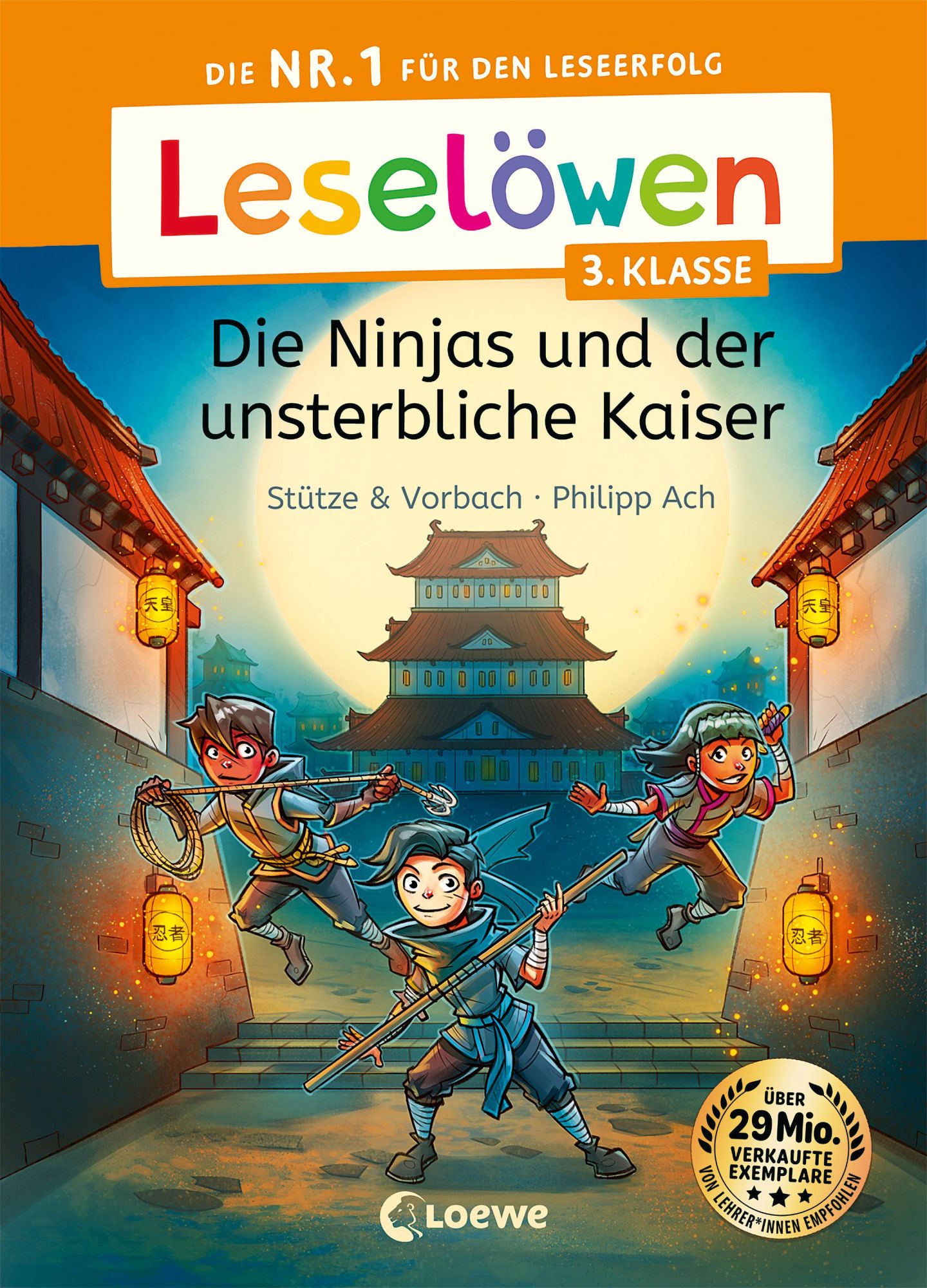 Cover: 9783743215078 | Leselöwen 3. Klasse - Die Ninjas und der unsterbliche Kaiser | Vorbach