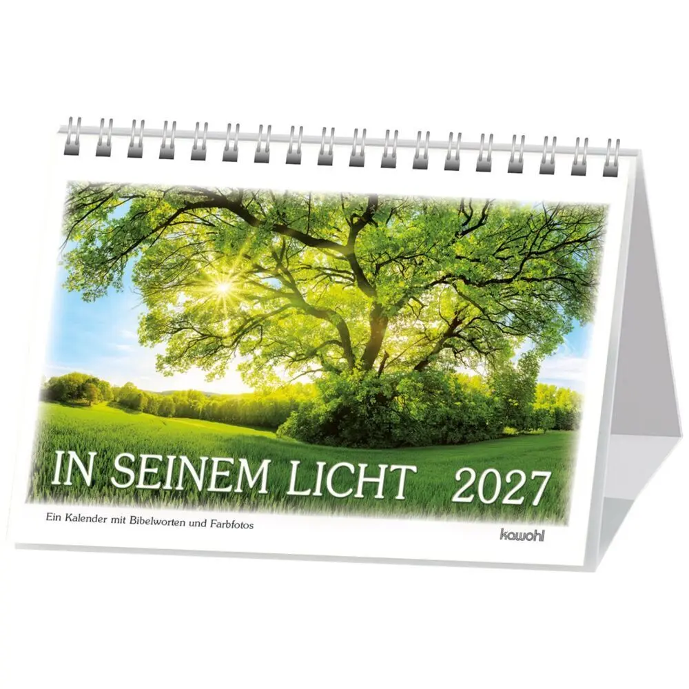 Cover: 9783754895078 | In seinem Licht 2027 | Kalender mit Stimmungsbildern und Bibelworten