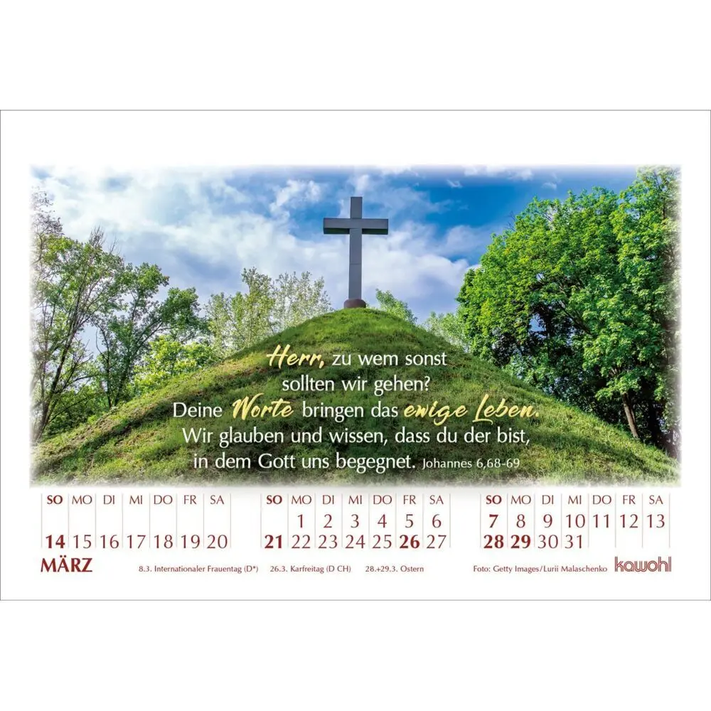 Bild: 9783754895078 | In seinem Licht 2027 | Kalender mit Stimmungsbildern und Bibelworten