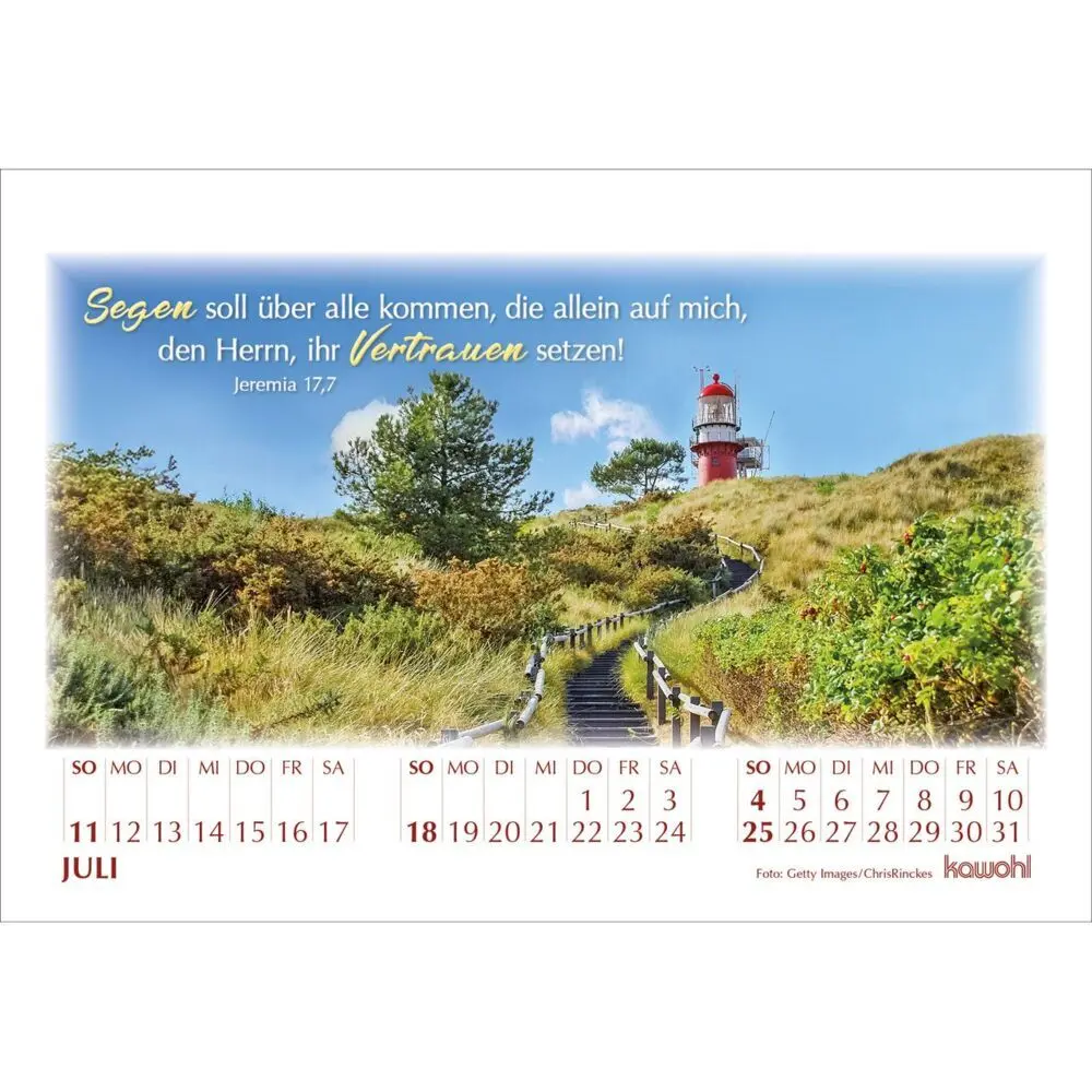 Bild: 9783754895078 | In seinem Licht 2027 | Kalender mit Stimmungsbildern und Bibelworten