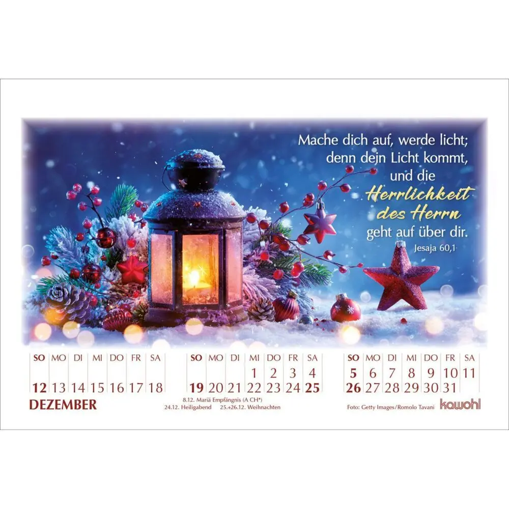 Bild: 9783754895078 | In seinem Licht 2027 | Kalender mit Stimmungsbildern und Bibelworten