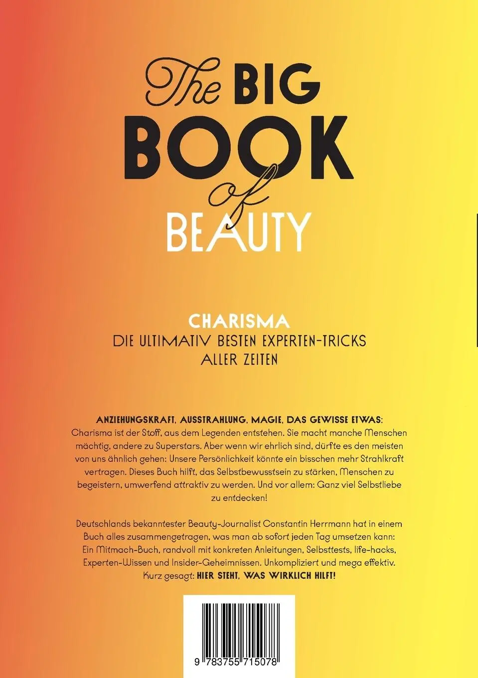 Rückseite: 9783755715078 | The Big Book of Beauty Vol.3 | Charisma | Constantin Herrmann | Buch