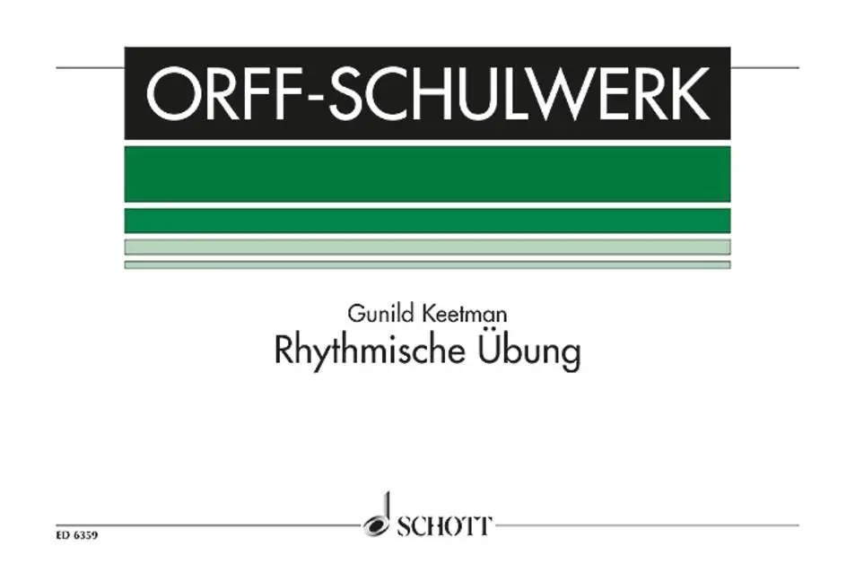 Cover: 9783795795078 | Rhythmic Exercise | Orff-Instrumente. Spielpartitur. | Gunild Keetman