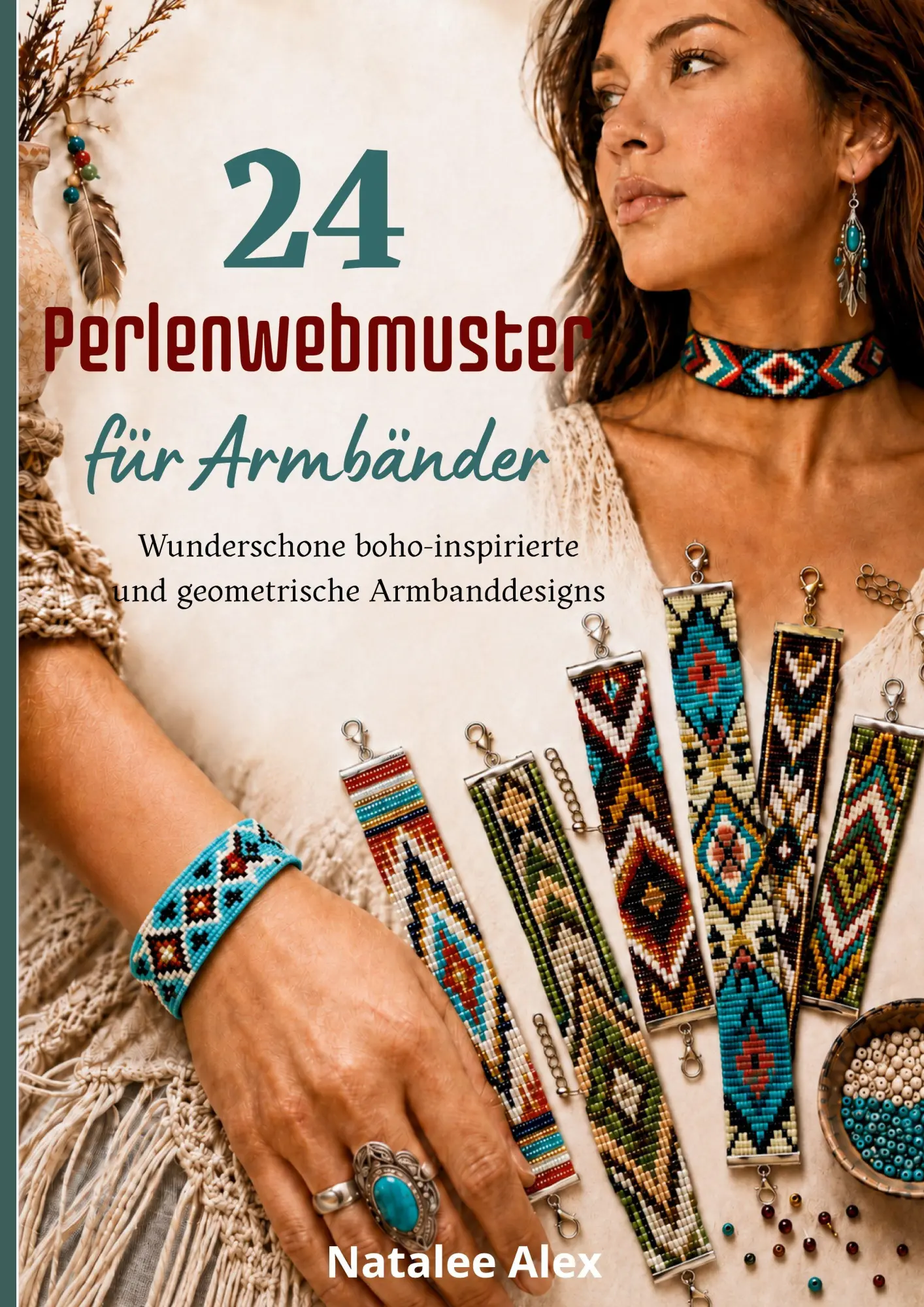 Cover: 9783819475078 | 24 Perlenwebmuster für Armbänder | Natalee Alex | Taschenbuch | 76 S.