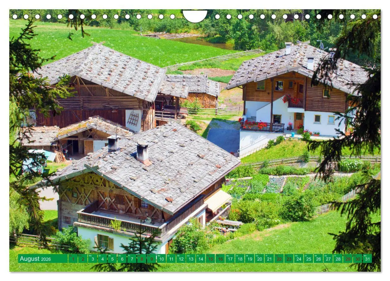 Bild: 9783457335178 | Ultental Wunderschöne alte Bauernhäuser (Wandkalender 2026 DIN A4...