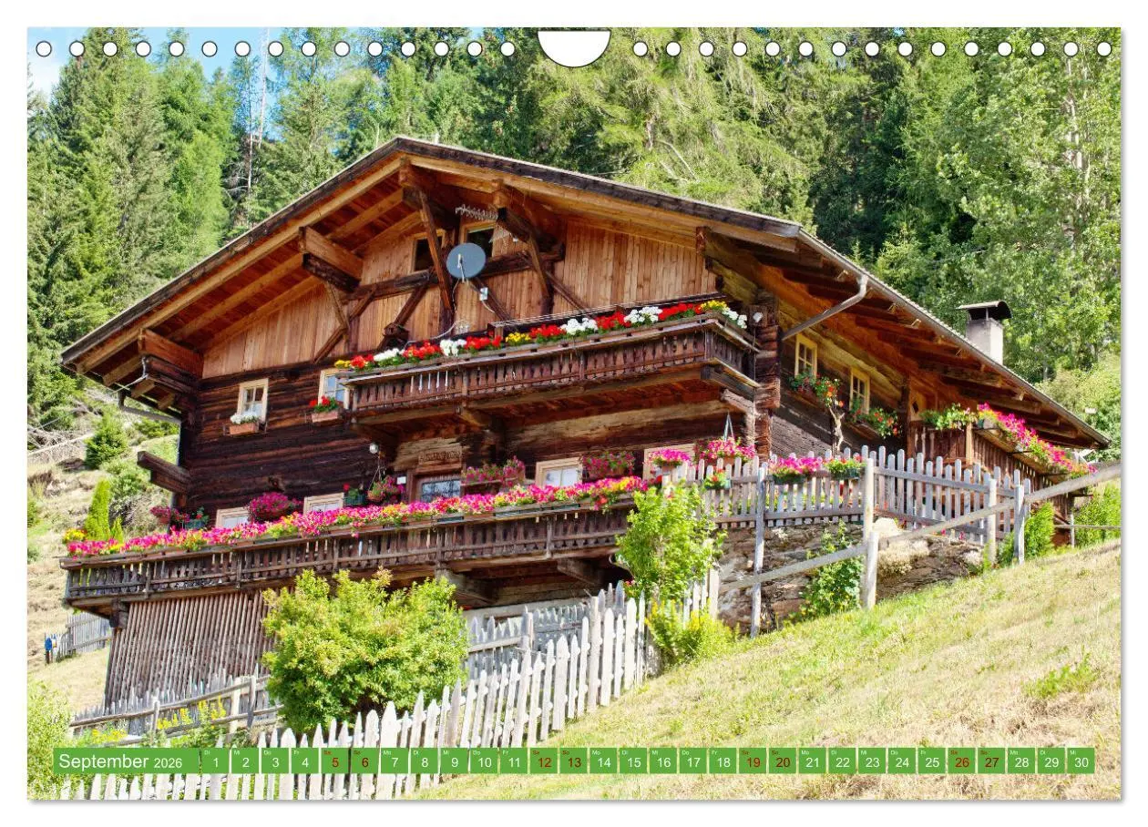 Bild: 9783457335178 | Ultental Wunderschöne alte Bauernhäuser (Wandkalender 2026 DIN A4...
