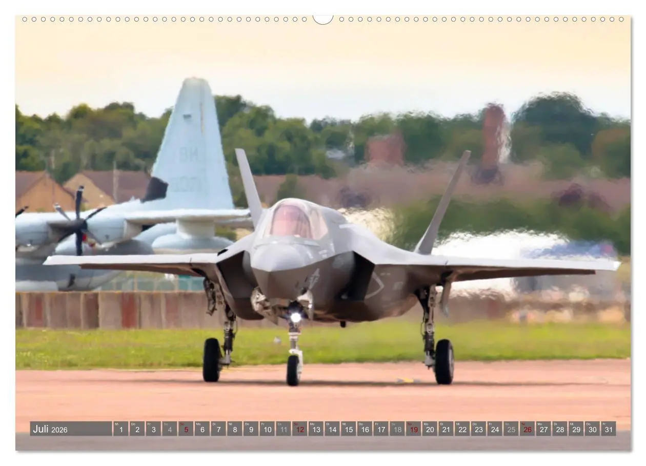 Bild: 9783457715178 | Militärjets am Boden (hochwertiger Premium Wandkalender 2026 DIN A2...