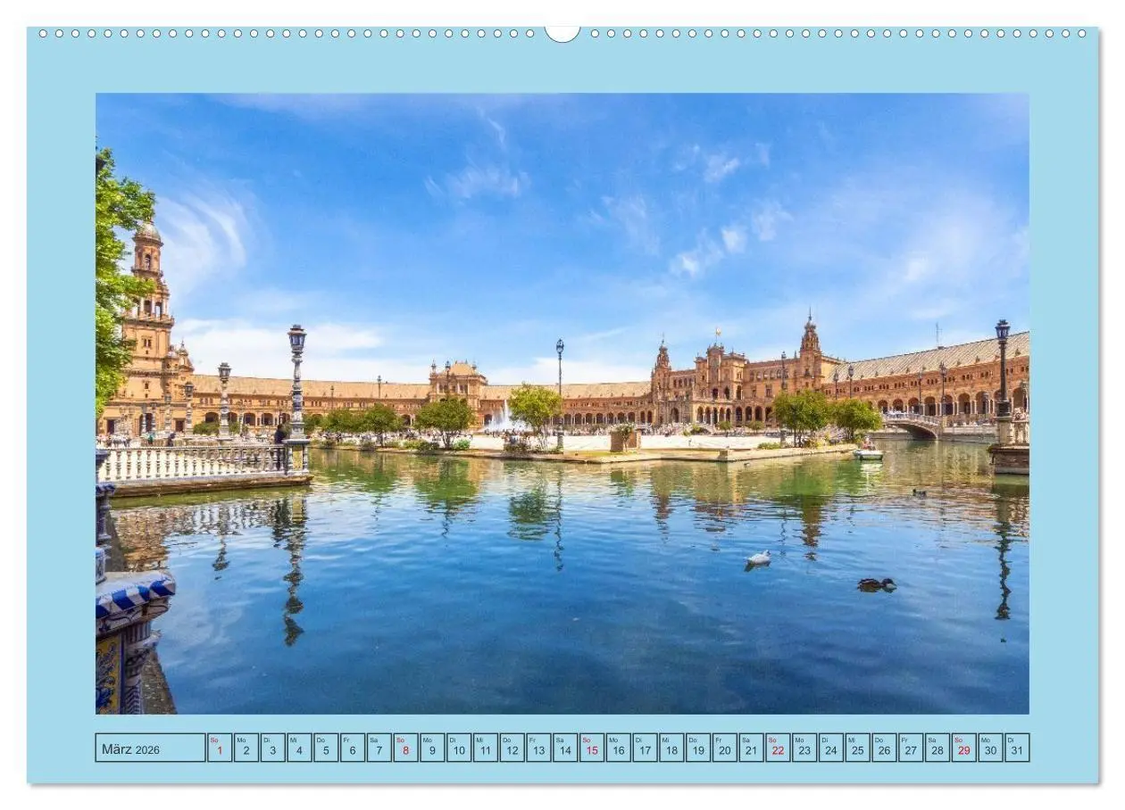 Bild: 9783516665178 | Ein Herz für Sevilla (Wandkalender 2026 DIN A2 quer), CALVENDO...