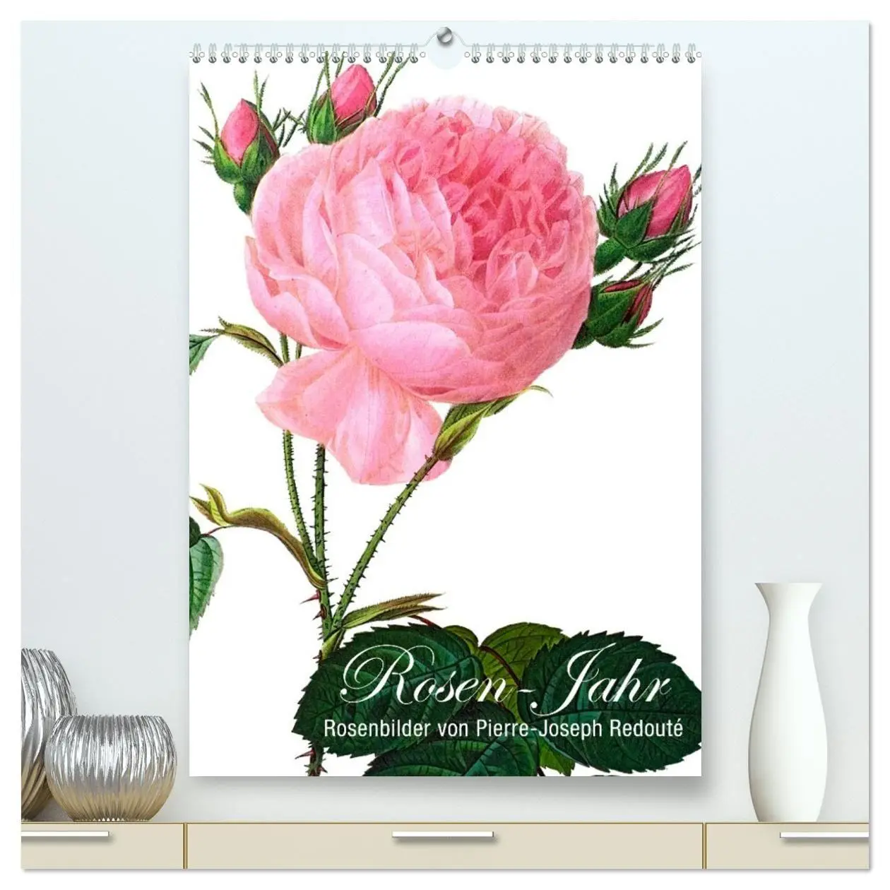 Cover: 9783569445178 | Rosen-Jahr (hochwertiger Premium Wandkalender 2027 DIN A2 hoch),...