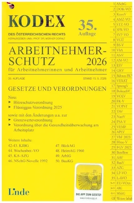 KODEX Arbeitnehmerschutz 2026