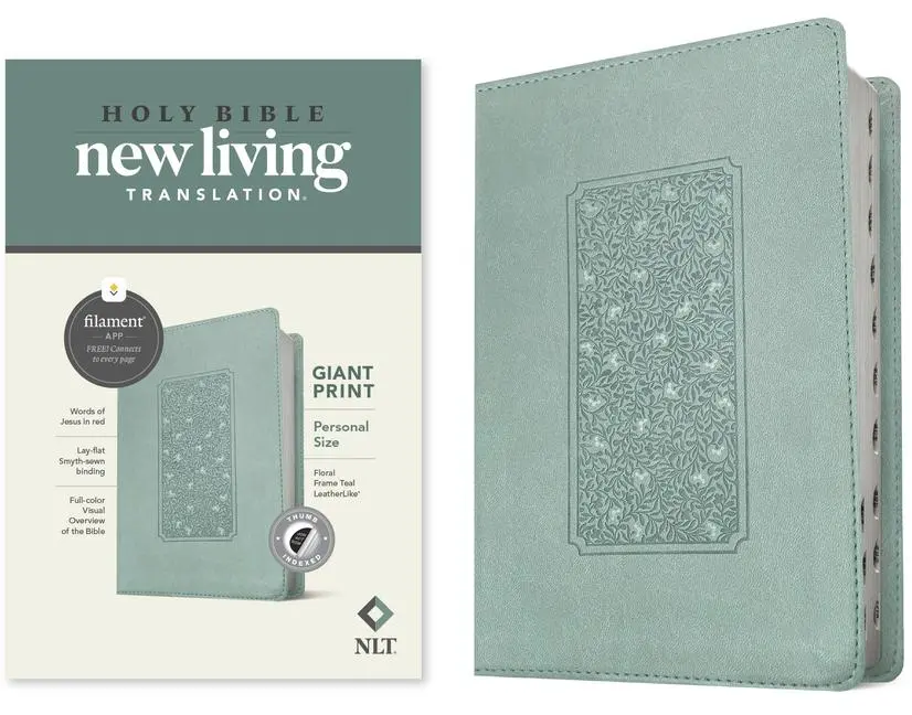 Cover: 9781496445278 | NLT Personal Size Giant Print Bible, Filament Enabled Edition (Red...