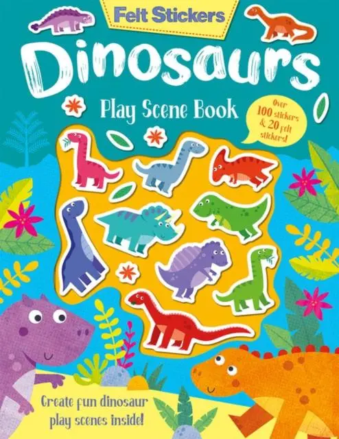 Cover: 9781789585278 | Felt Stickers Dinosaur Play Scene Book | Kit Elliot | Taschenbuch