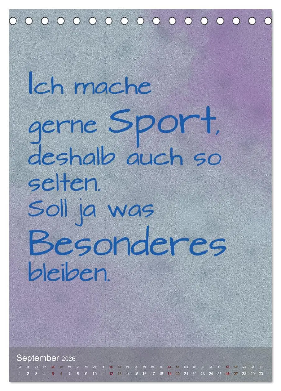 Bild: 9783516345278 | Heute ist ein guter Tag (Tischkalender 2026 DIN A5 hoch), CALVENDO...