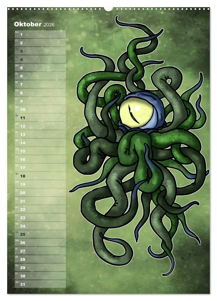 Bild: 9783516415278 | Bestiarium Vladi Krafft (hochwertiger Premium Wandkalender 2026 DIN...