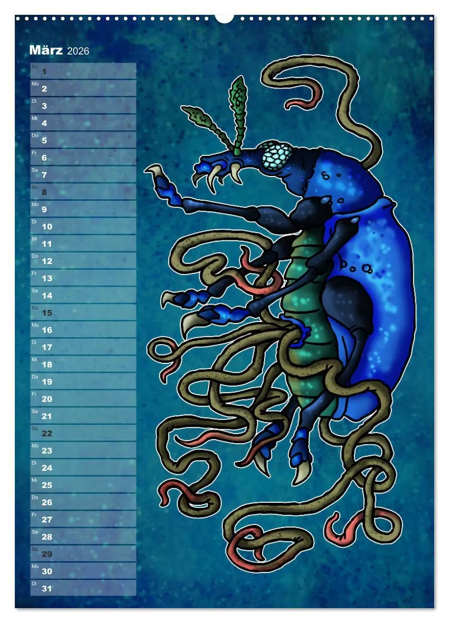 Bild: 9783516415278 | Bestiarium Vladi Krafft (hochwertiger Premium Wandkalender 2026 DIN...