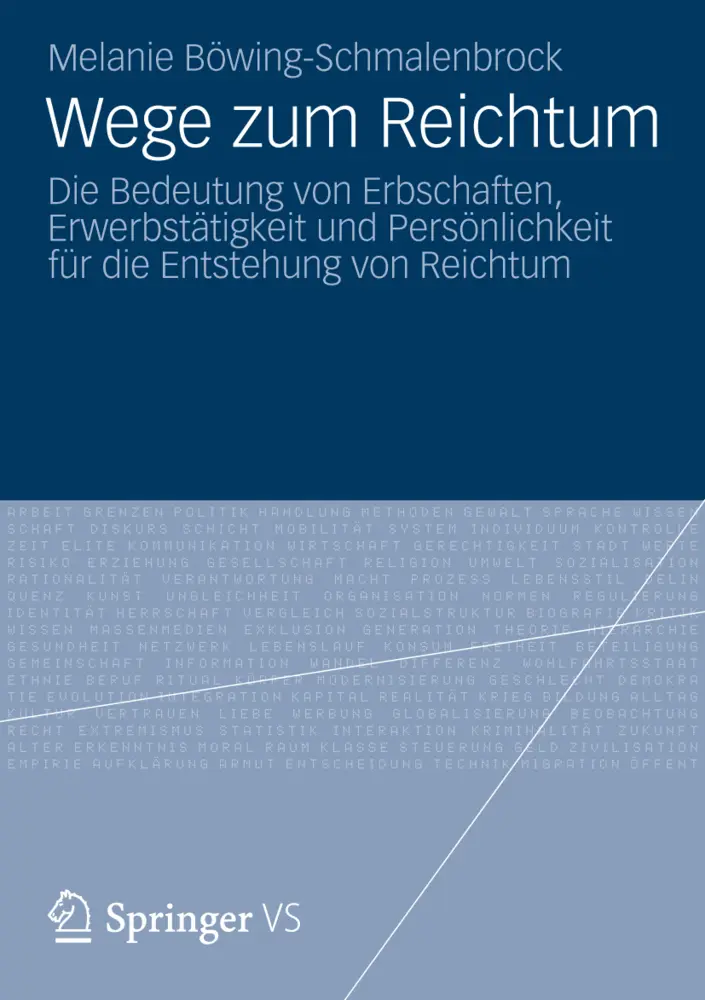 Cover: 9783531195278 | Wege zum Reichtum | Melanie Böwing-Schmalenbrock | Taschenbuch | 2012