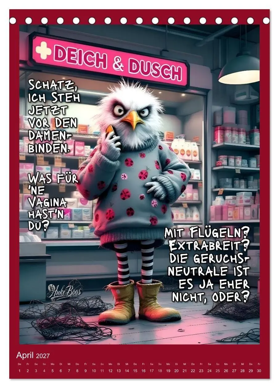 Bild: 9783594255278 | Böse Möwen - Moral ist ein Gerücht (Tischkalender 2027 DIN A5...