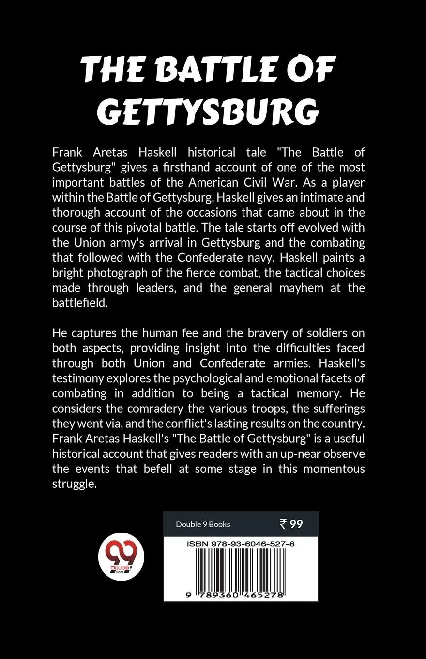 Rückseite: 9789360465278 | The Battle Of Gettysburg | Frank Aretas Haskell | Taschenbuch | 2024