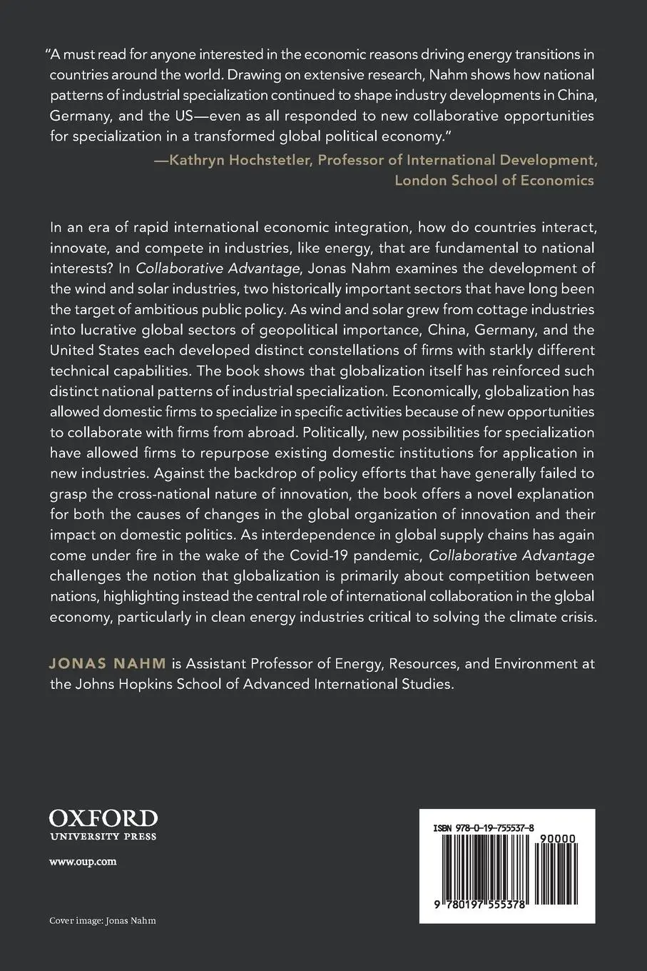 Rückseite: 9780197555378 | Collaborative Advantage | Jonas Nahm | Taschenbuch | Englisch | 2021