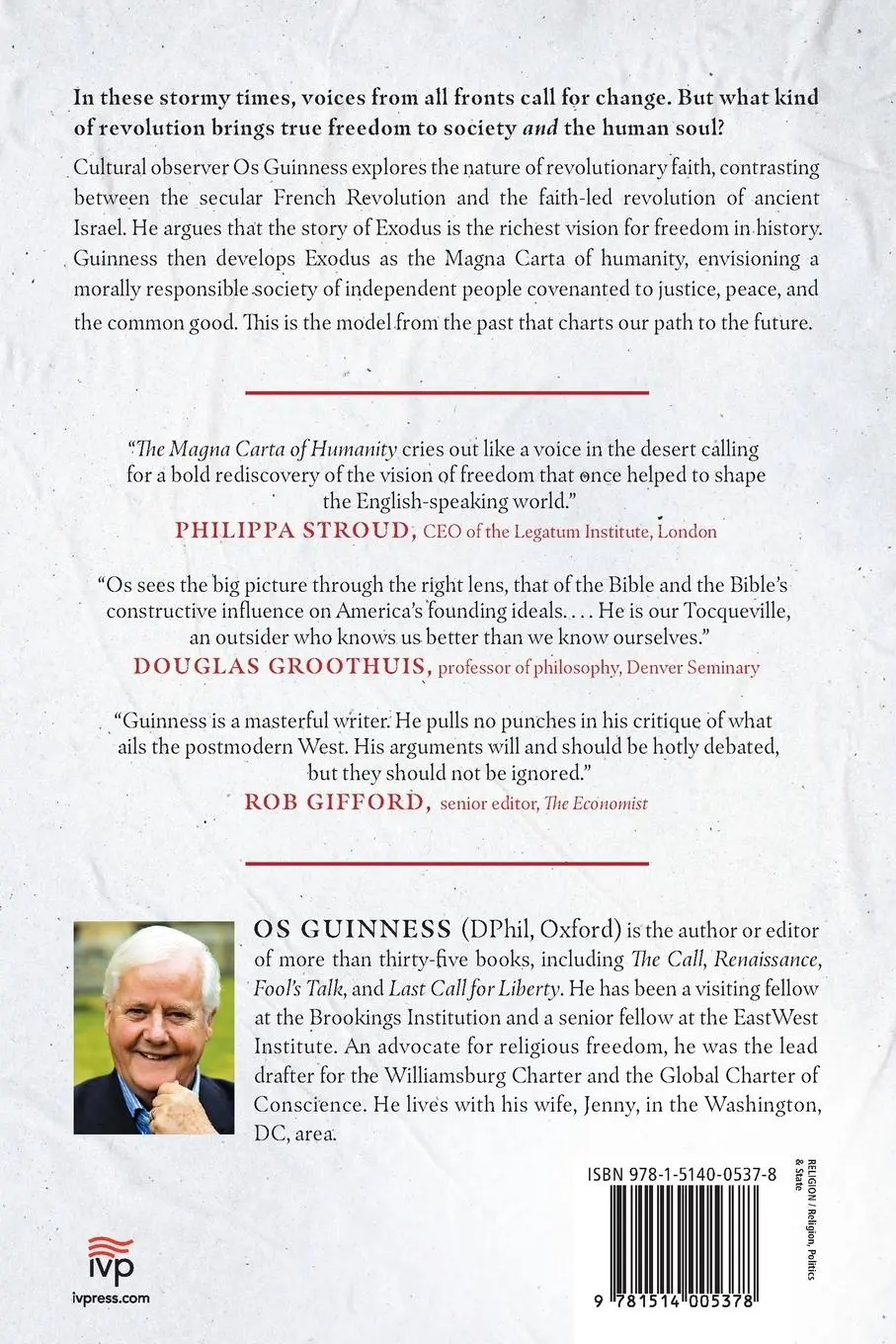 Rückseite: 9781514005378 | The Magna Carta of Humanity | Os Guinness | Taschenbuch | Englisch