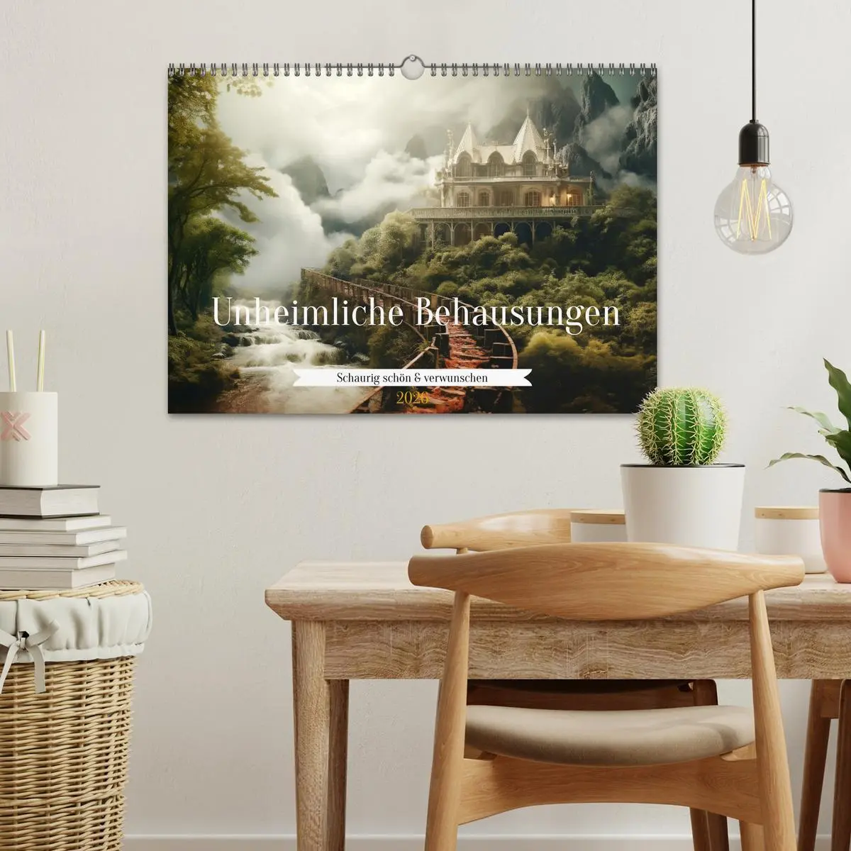 Bild: 9783457485378 | Unheimliche Behausungen (Wandkalender 2026 DIN A3 quer), CALVENDO...