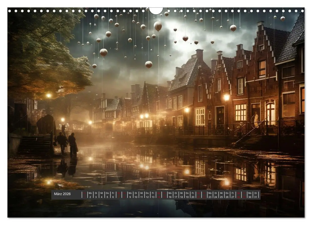 Bild: 9783457485378 | Unheimliche Behausungen (Wandkalender 2026 DIN A3 quer), CALVENDO...
