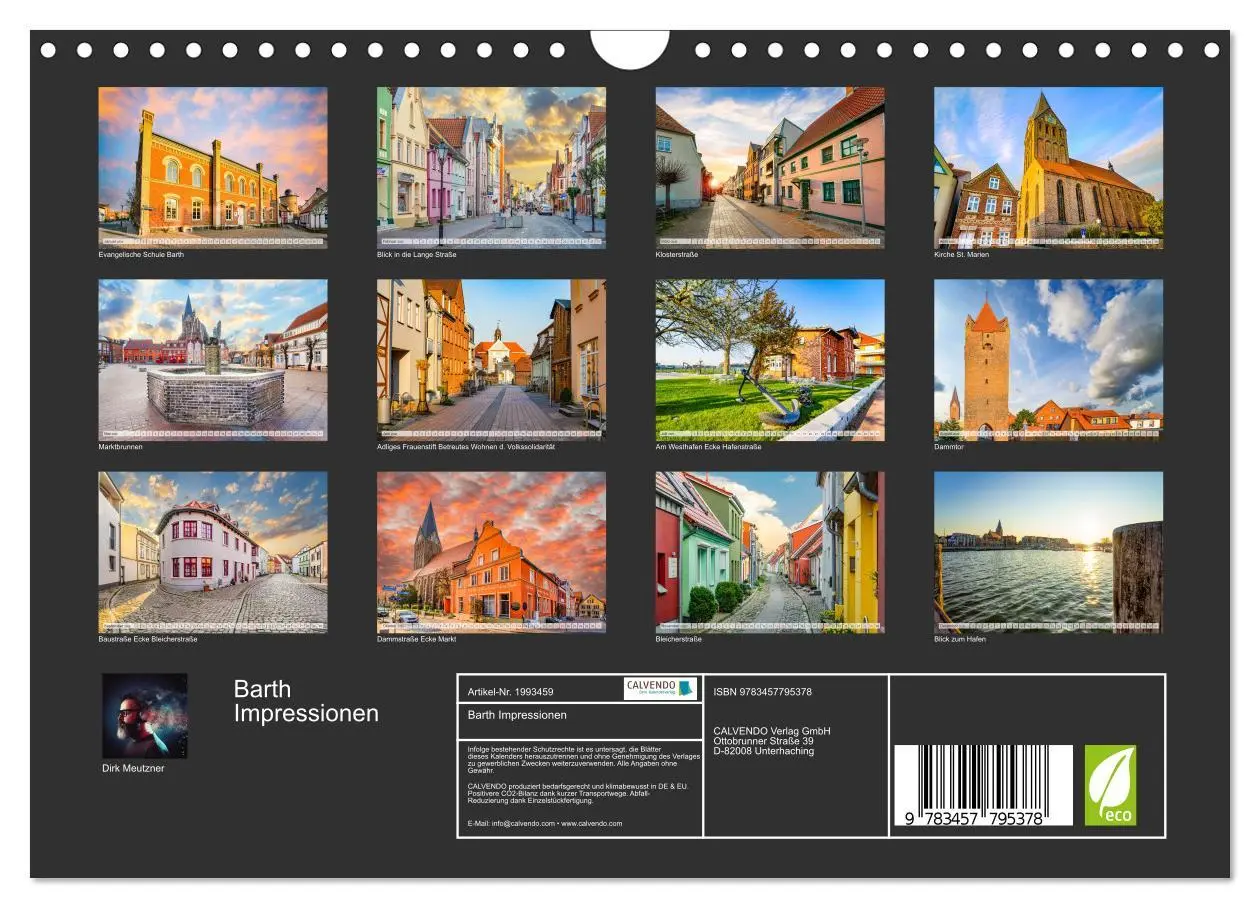 Bild: 9783457795378 | Barth Impressionen (Wandkalender 2026 DIN A4 quer), CALVENDO...