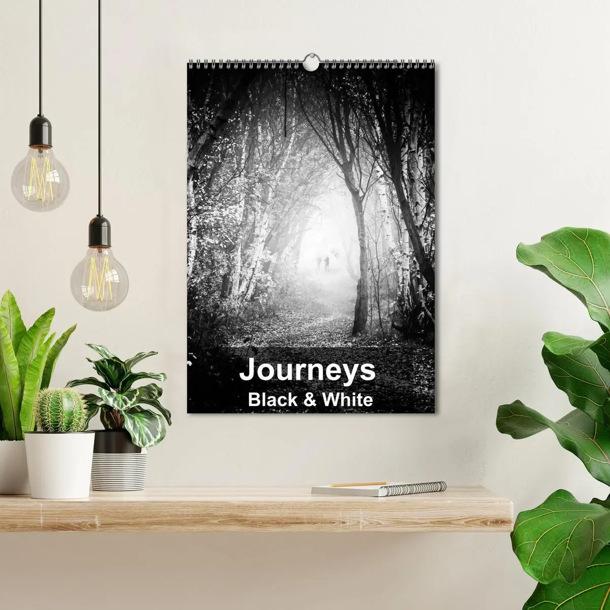 Bild: 9783516575378 | Journeys - Black &amp; White (Wall Calendar 2026 DIN A3 portrait),...