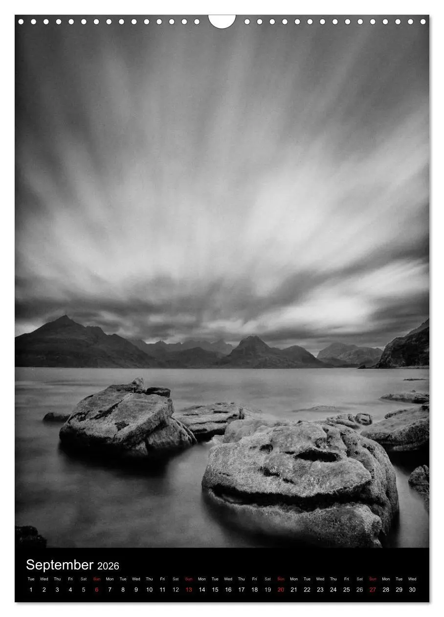 Bild: 9783516575378 | Journeys - Black &amp; White (Wall Calendar 2026 DIN A3 portrait),...