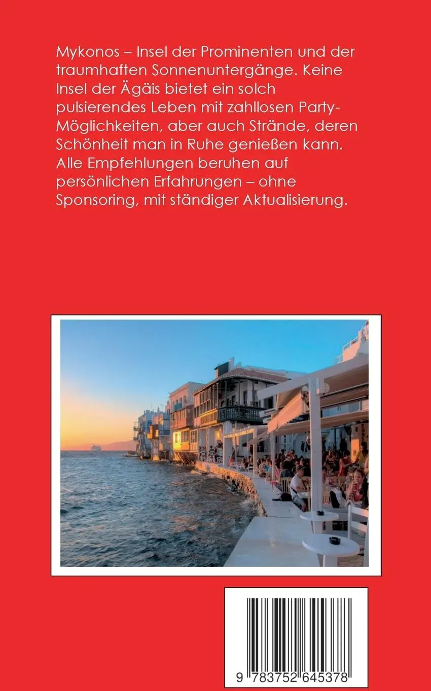 Rückseite: 9783752645378 | Mykonos 2021 | Reiseführer | Apostolos Nikolaidis | Taschenbuch | 2020