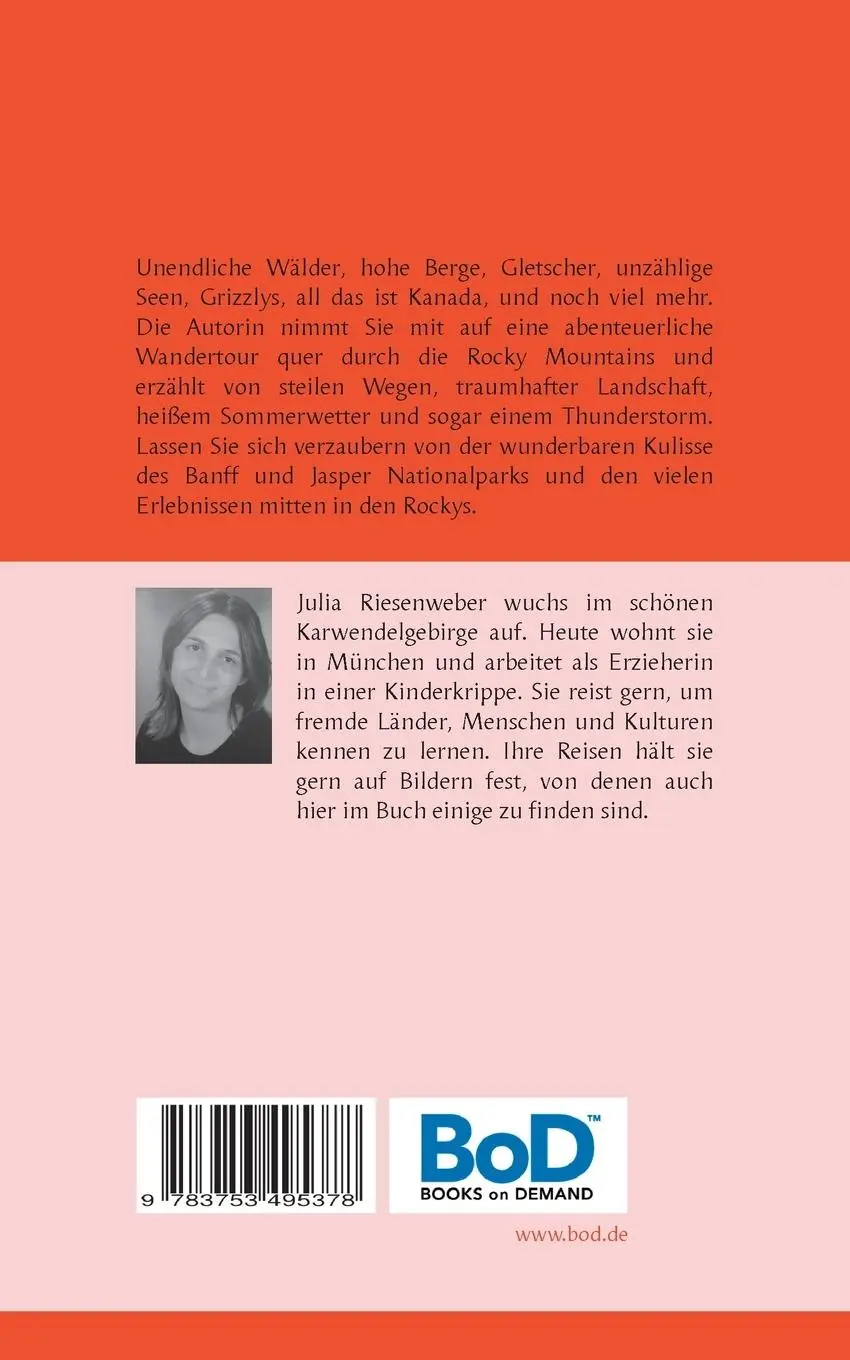 Rückseite: 9783753495378 | That`s Camping | Wandern in den Rocky Mountains | Julia Riesenweber