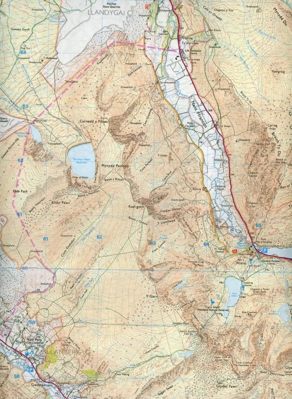 Bild: 9780319475478 | Snowdon | (Land-)Karte | Karte/Landkarte | Englisch | 2019