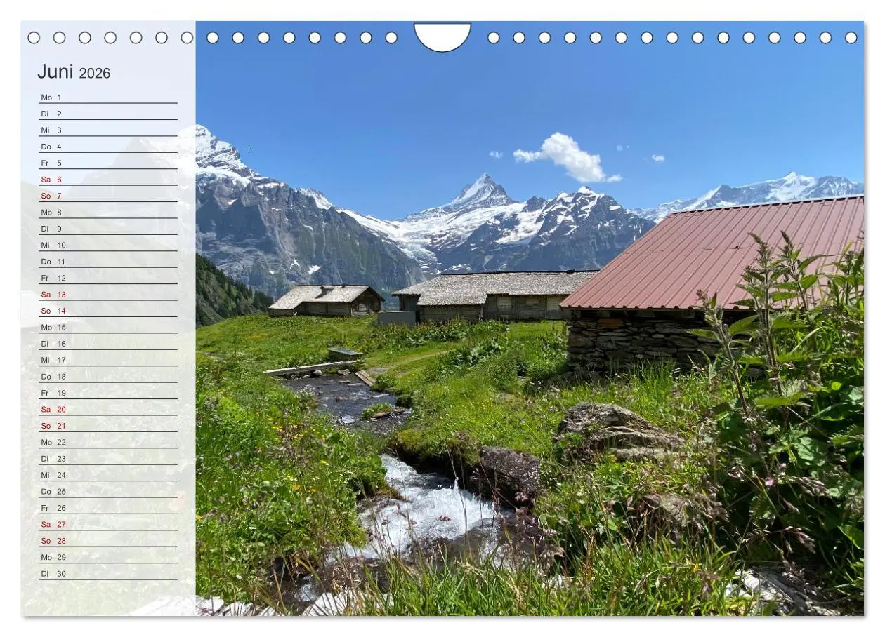 Bild: 9783457305478 | Alpenauszeit - Die Berghütten unserer Alpen (Wandkalender 2026 DIN...
