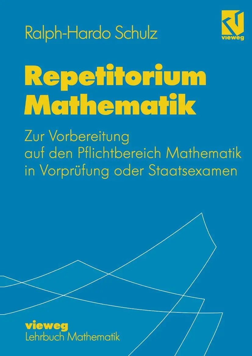Cover: 9783528065478 | Repetitorium Mathematik | Ralph-Hardo Schulz | Taschenbuch | Deutsch