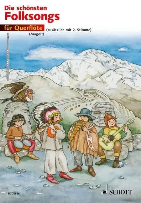 Cover: 9783795755478 | Die schönsten Folksongs für Querflöte | 1-2 Flöten. | Estenfeld-Kropp