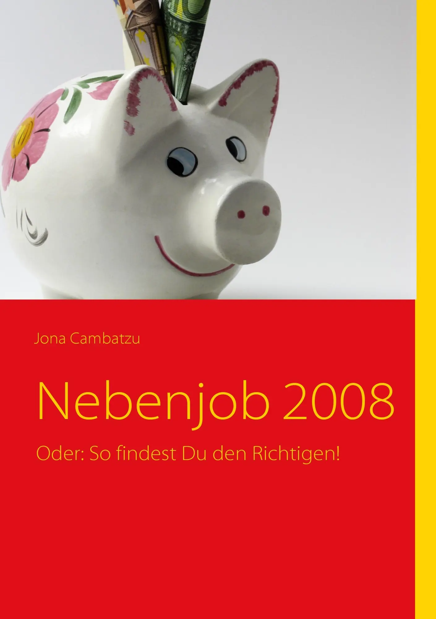 Cover: 9783837015478 | Nebenjob 2008 | Oder: So findest Du den Richtigen! | Jona Cambatzu