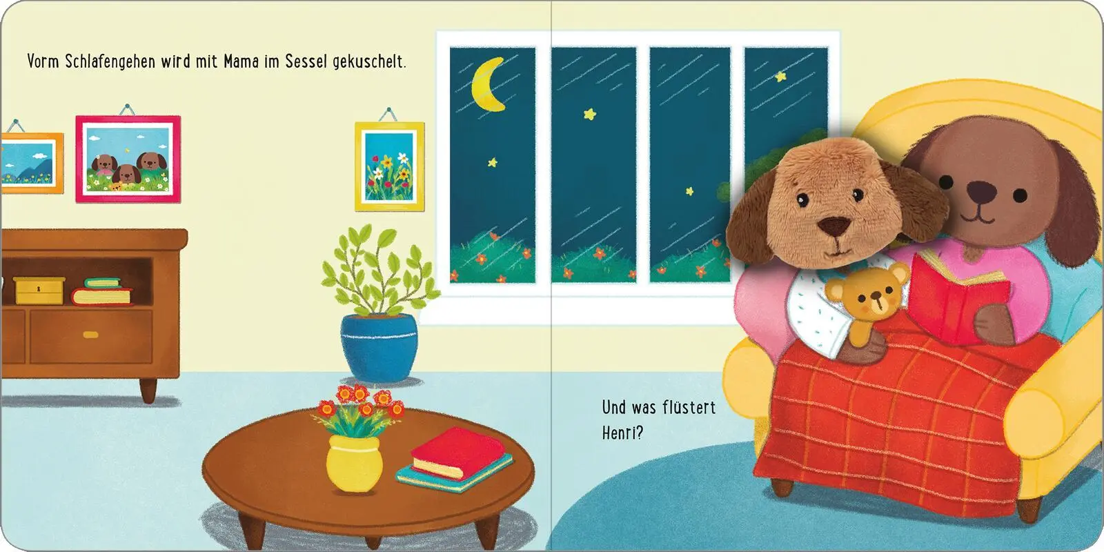 Bild: 9783845865478 | Meine sprechende Fingerpuppe: Was sagt der Hund? | Ich hab dich lieb!