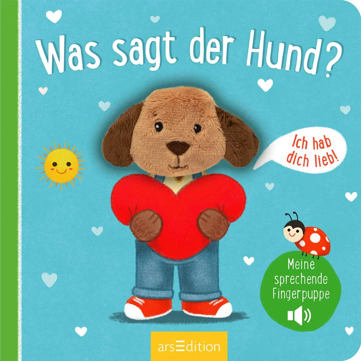 Bild: 9783845865478 | Meine sprechende Fingerpuppe: Was sagt der Hund? | Ich hab dich lieb!