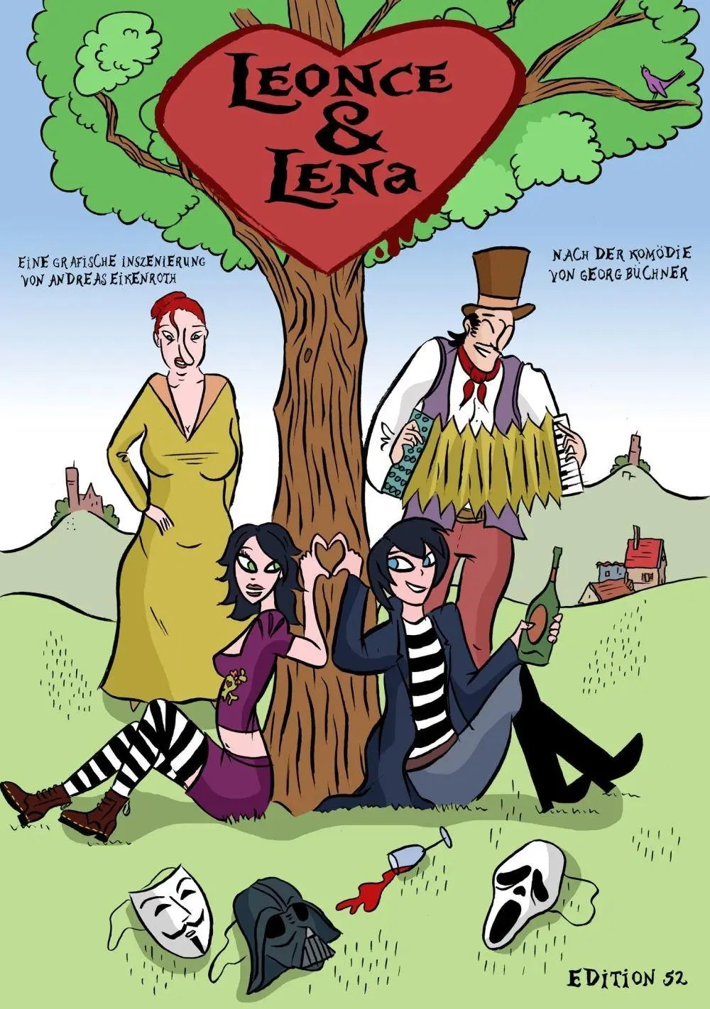 Cover: 9783948755478 | LEONCE UND LENA | EINE GRAPHISCHE INSZENIERUNG | Andreas Eikenroth