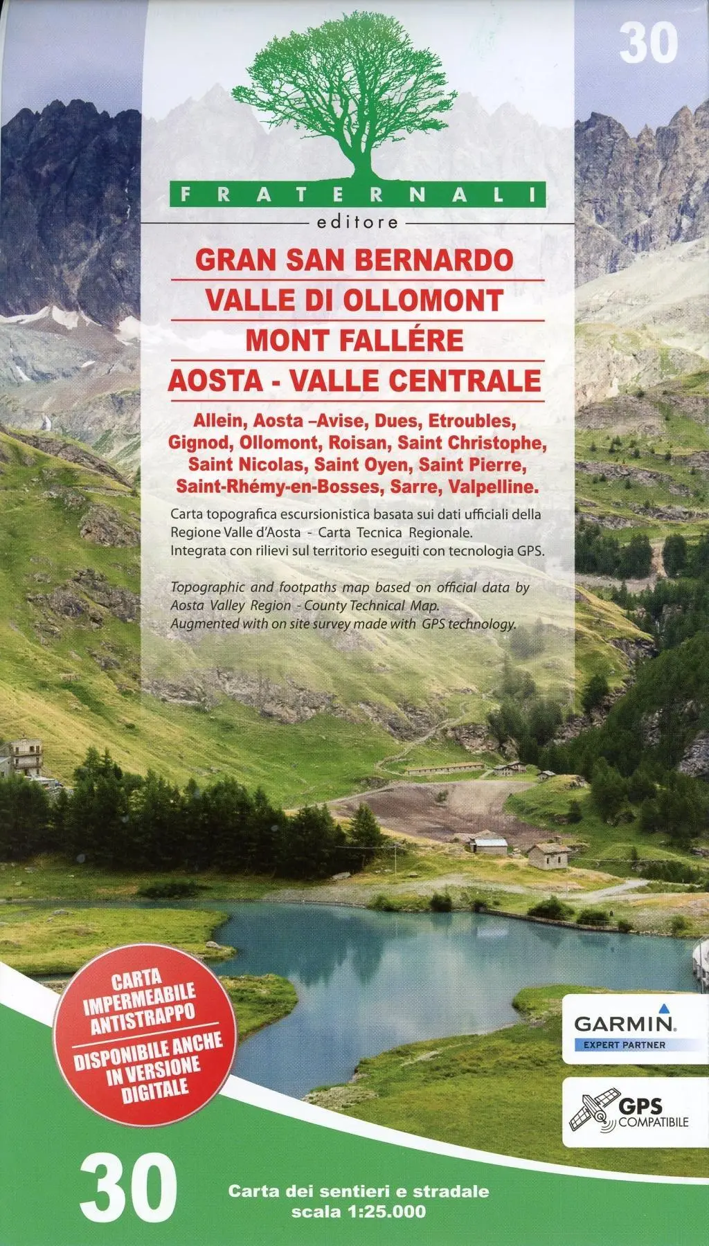Cover: 9788897465478 | Carta n. 30. Gran San Bernardo, Valle di Ollomont, Mont Fallére,...